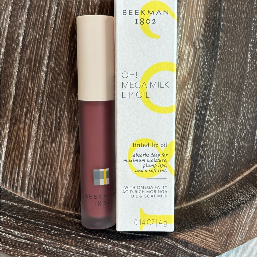 Beekman 1802 Oh! Mega Milk Tinted Lip Oil 0.14oz NWT